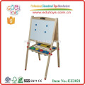 Tableau de bord magnétique en bois de haute qualité 115 * 55 * 56 cm tableau de dessin effaçable éducatif OEM pour enfants EZ2021